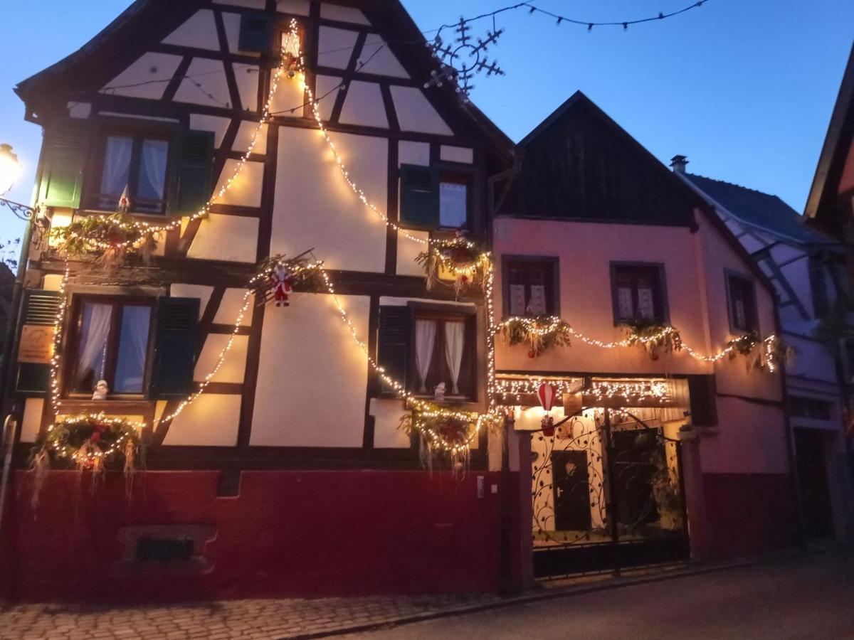 Gites Aux Fines Bulles D'Alsace Spa Privatif En Supplement Bergheim Exterior photo